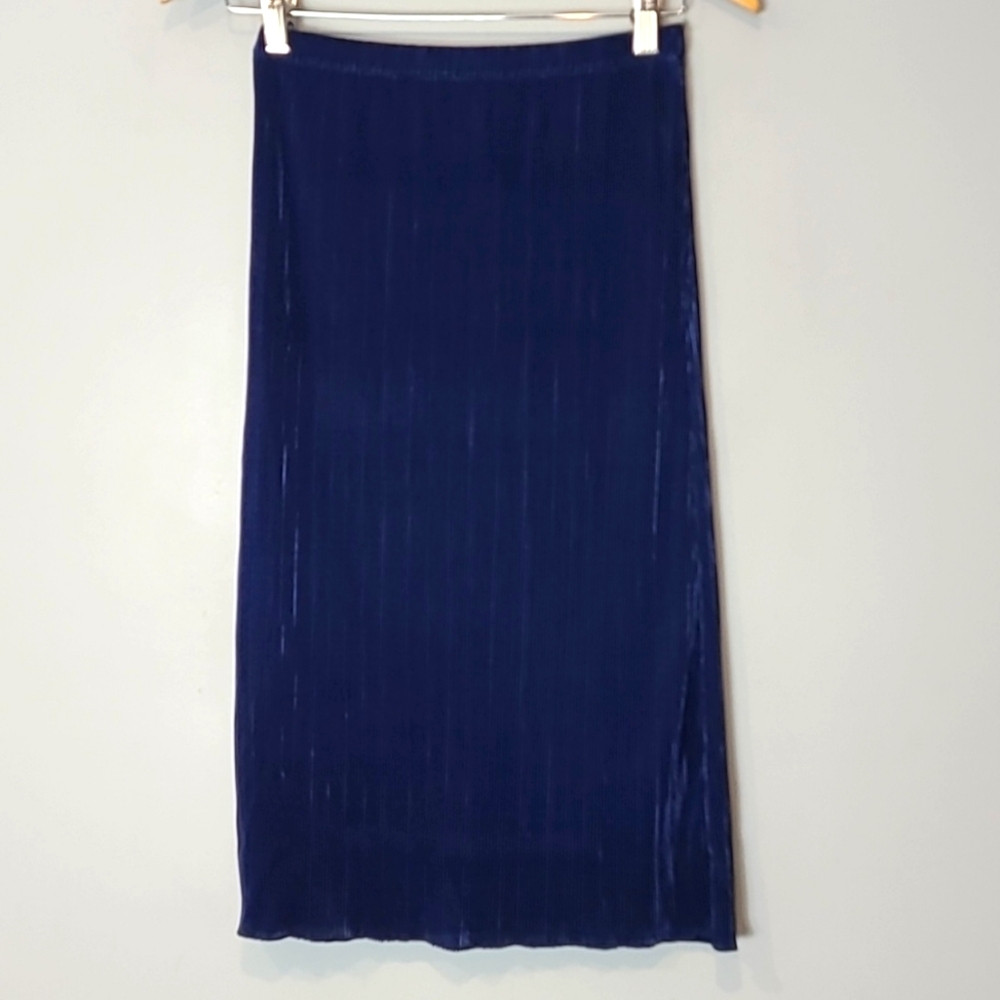 J crew midi skirt Slinky Satin Comfy Size XS Retro Office Preppy Old Money